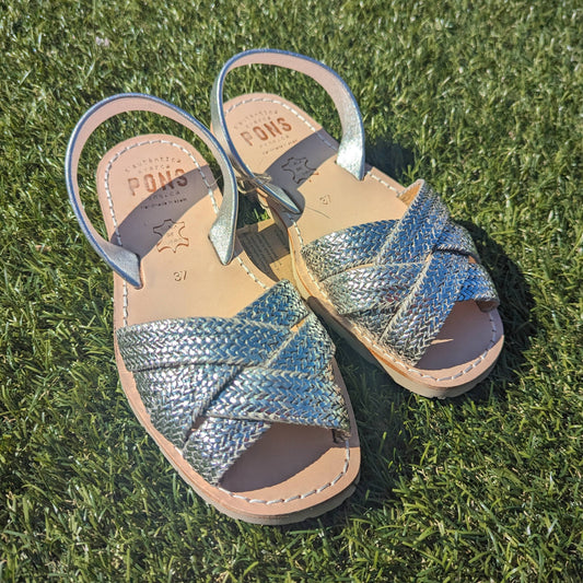 MENORCA SILVER SANDALS