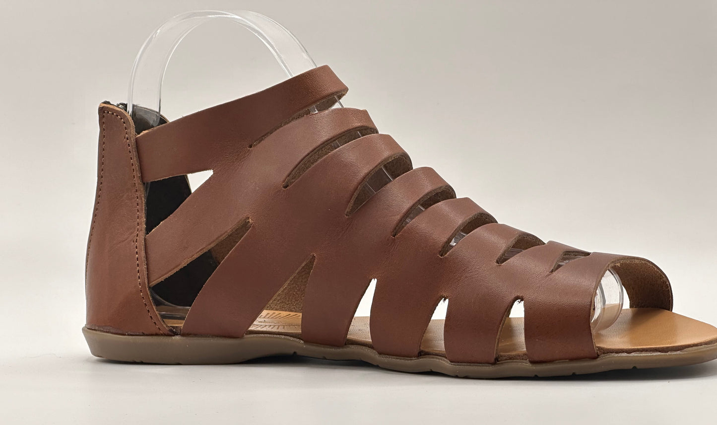OLYMPIA GREEK LEATHER SANDALS