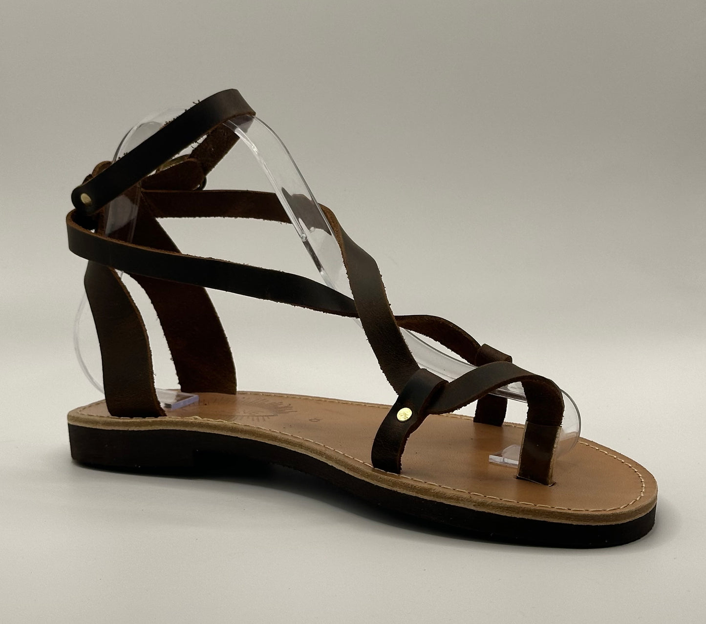 MEDUSA GREEK LEATHER SANDAL