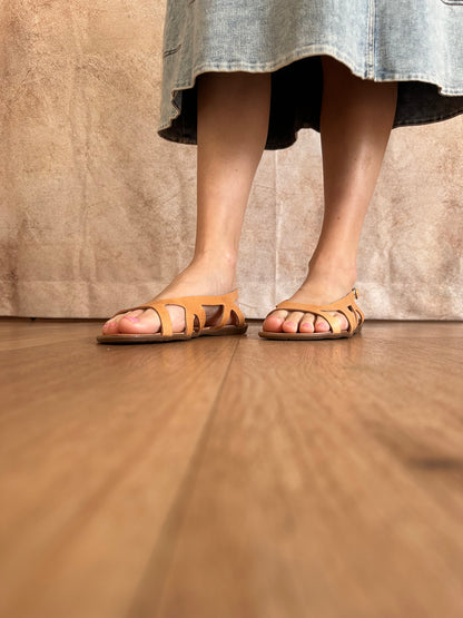 HALARA GREEK LEATHER SANDALS