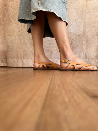 HALARA GREEK LEATHER SANDALS