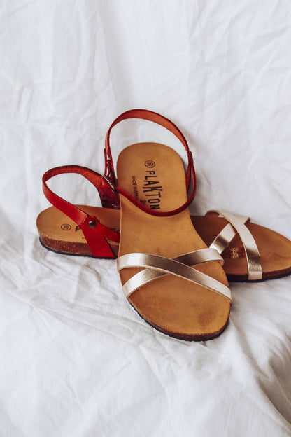 TWO TONE SANDAL