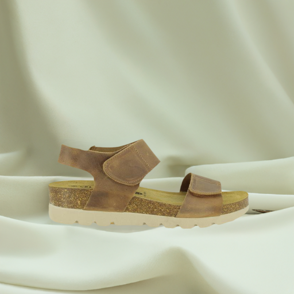 BROWN LEATHER SANDAL